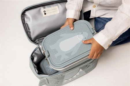 Duży stalowy lunch box - Rekin Trixie Baby