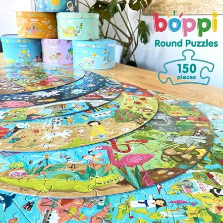 BOPPI, Puzzle okrągłe 58 cm - Dinozaury