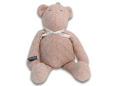 Miś przytulanka z pozytywką Różowy 40cm 0m+ BAMBOOM