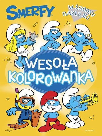 Smerfy. Wesoła kolorowanka z naklejkami