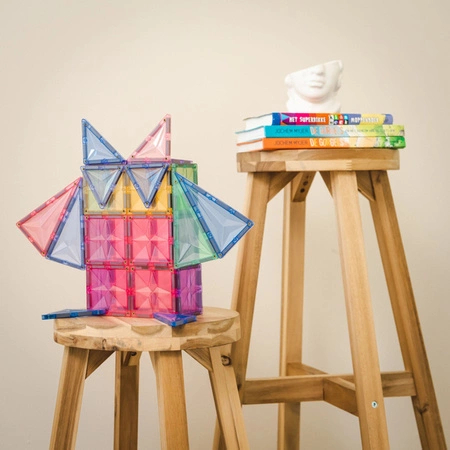 COBLO, magnetyczne klocki konstrukcyjne Basic 100 + 10 brokat GRATIS EDYCJA LIMITOWANA