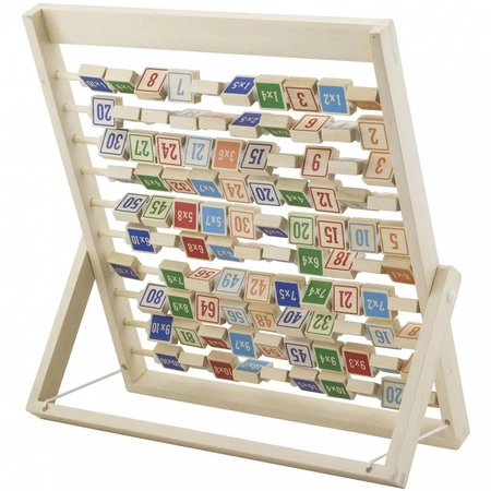Drewniana Tabliczka Mnożenia Nauka Matematyki Viga Toys Montessori