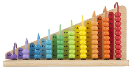 Liczydło drewniane zabawka edukacyjna 55 korali Melissa and Doug 19272-MD