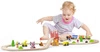 Drewniana Ogromna Stacja kolejowa 39 elementów Pociąg Kolejka Viga Toys