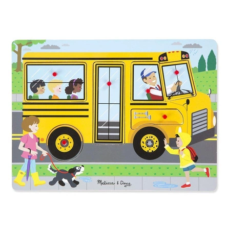 Puzzle dźwiękowe - Autobus szkolny