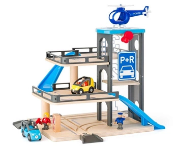 Garaż piętrowy z lądowiskiem dla helikoptera