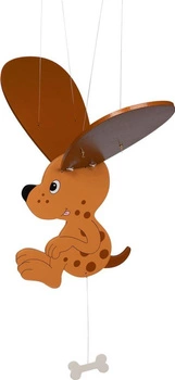 Drewniana dekoracja do zawieszenia Pies Henk Goki