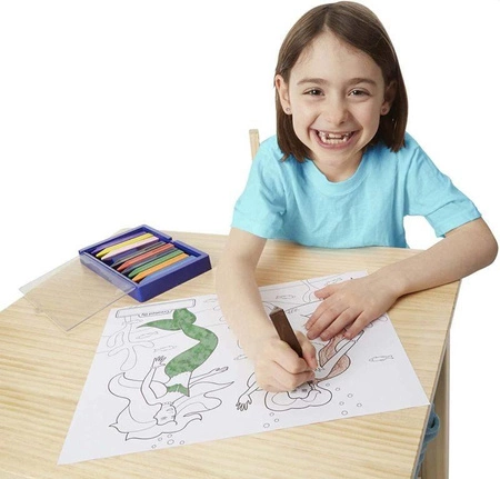 Kolorowanka Jumbo Konie, Kwiaty, Serduszka 14225-Melissa & Doug, kolorowanki