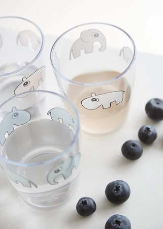 Done by Deer Yummy Kubek Mini Glass Grey