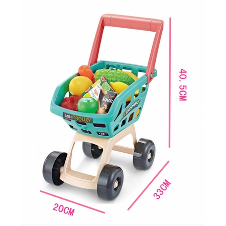 WOOPIE Sklep Supermarket i Wózek Koszyk Sklepowy Kasa Waga Skaner 47 akc