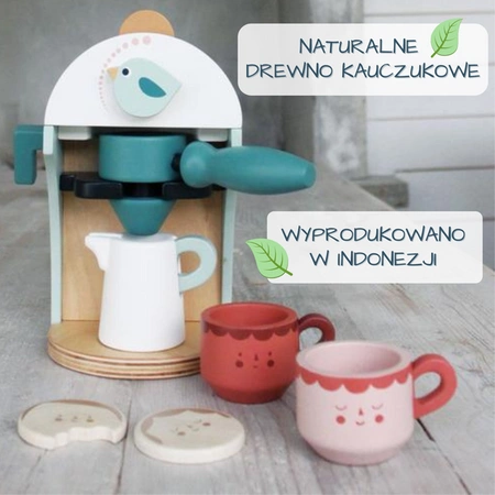 Drewniany ekspres do kawy na kapsułki, Tender Leaf Toys