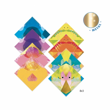 Origami MORSKIE ZWIERZĘTA (metaliczne)  DJ08755