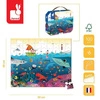 Puzzle w walizce Podwodny świat 100 elementów 6+ Made in France, Janod