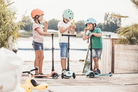 SCOOTANDRIDE Kask S-M dla dzieci 3+ Blueberry