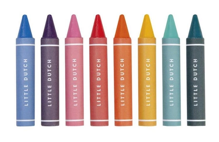 Little Dutch Kredki woskowe 8 sztuk 120631