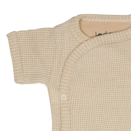 Lodger Body kopertowe niemowlęce krótki rękaw bawełniane beżowe Ciumbelle Ivory r. 68