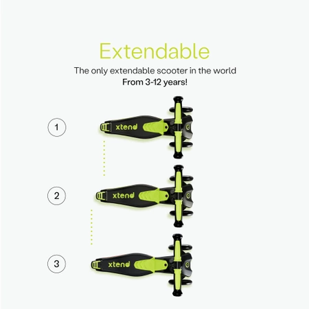 smarTrike - Hulajnoga 4w1- Xtend Ride-on - Lime