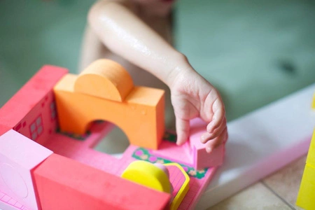 Zabawka do kąpieli BathBlocks - Zamek księżniczki 17 el.