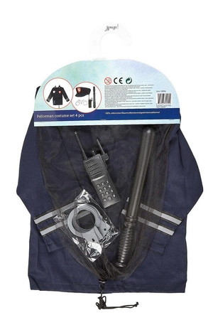 Souza! Kostium policjanta zestaw z czapką i akcesoriami 4-7 lat