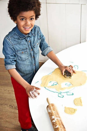 LILLIPUTIENS Metalowa foremka do ciasteczek Mały kucharz, Lemur George, 4+