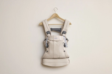 BABYBJORN - nosidełko Harmony, Woven Jasny Beż melanż