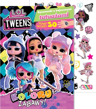 Kolory zabawy. L.O.L. Surprise!  Rysowanki z bajecznymi tatuażami