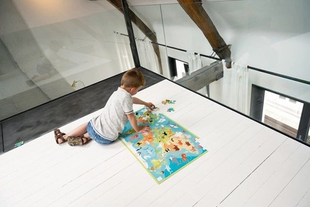 Scratch, Puzzle Mapa Świata i Zwierzęta