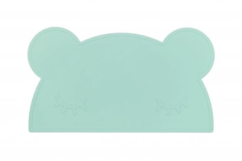 Silikonowa podkładka Miś We Might Be Tiny - Minty Green