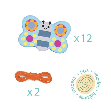 Nawlekanka drewniana MAMY ZWIERZAKI DJ06172