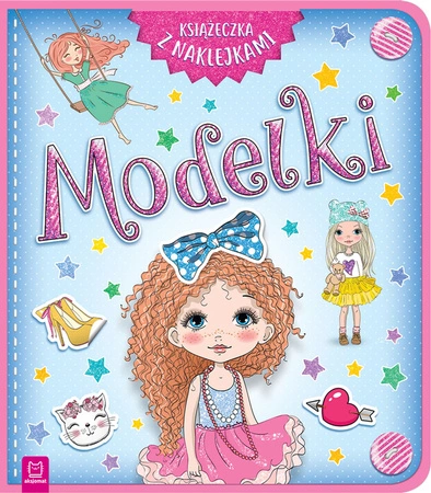 Modelki książeczka z naklejkami