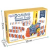 WOOPIE Elektryczna Ciuchcia Lokomotywa do Klocków Domino z Parą 80 el.