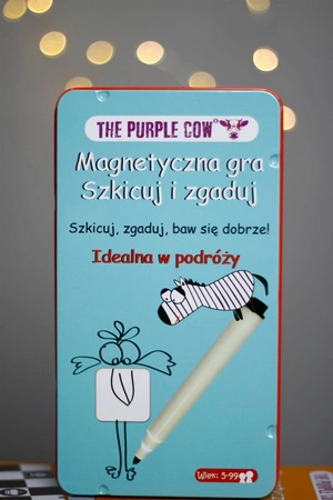 Gra magnetyczna The Purple Cow - Szkicuj i Zgaduj
