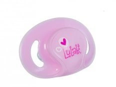 Smoczek ortodontyczny silikonowy świecący Różowy 6m+ LULABI
