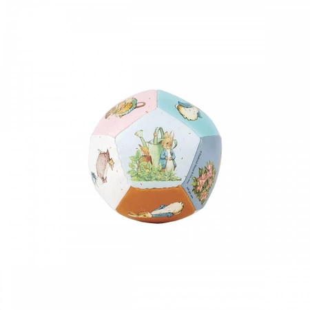 Miękka, piłka fi 10 cm dla małych dzieci, Królik Piotruś | Petit Jour Paris®