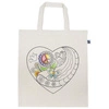 Bawełniana torba do samodzielnego kolorowania, Serce