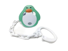 Łańcuszek z klipsem do smoczka Pingwin 0m+ POUPY