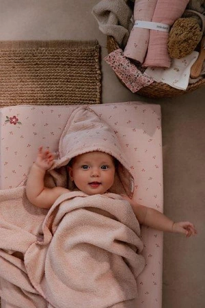 Little Dutch Bawełniany ręcznik z kapturem 75x75 cm Forest Wonders