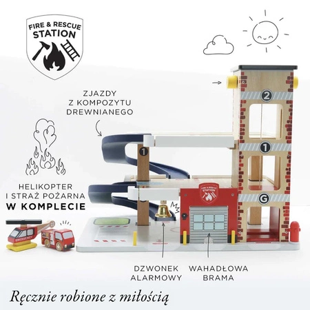 Garaż straży pożarnej i ratownictwa Le Toy Van