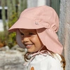 Lassig Czapka przeciwsłoneczna z daszkiem i osłoną karku UV80 Splash & Fun pink, rozm. 50/51