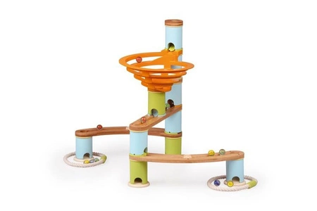 Bamboo Planet, Bambusowy kulodrom /tor kulkowy pastel 48 elem.