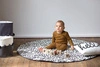 TODDLEKIND Mata do zabawy z bawełny organicznej dwustronna nieprzemakalna Nappy Free Playmat Anchor