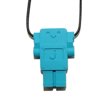 Gryzak terapeutyczny, Robot, niebieski, Jellystone Designs