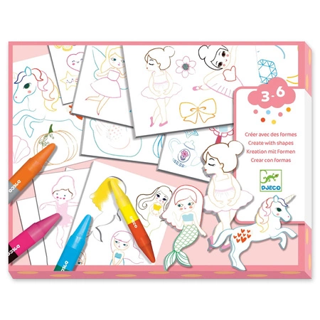 Zestaw KREATYWNY ŚWIAT DZIEWCZYNKI DJ08996