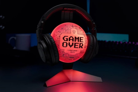 Lampka - stojak na słuchawki Game Over