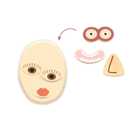 Zestaw z masą plastyczną TWARZE DJ09031