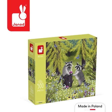 Puzzle artystyczne Psotne szopy 500 elementów 8+ Made in Poland, Janod