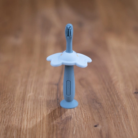 Szczoteczka słoń niebieska 2w1 Giligums