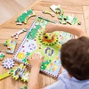 Drewniana układanka koła zębate Zwierzęta 24 el. 31004 Melissa & Doug