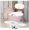 B-Nocnik wieloryb Pink