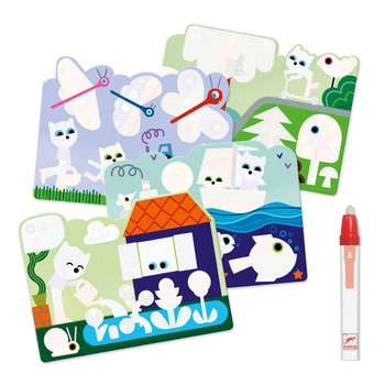 Wodne kolorowanki "Ukryte w ogrodzie" DJ09063